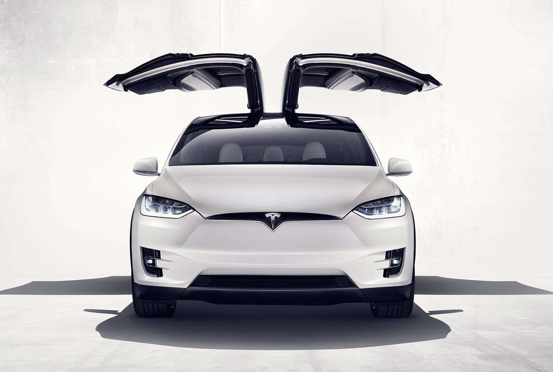 the 1th official image of Tesla Model X.